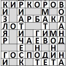 Ответы на сканворд АиФ №8