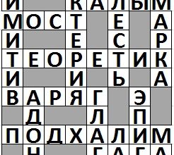 Ответы на сканворд АиФ №16 от 21.04.2021