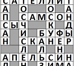 Ответы на сканворд АиФ 28 (2121) 14 июля 2021