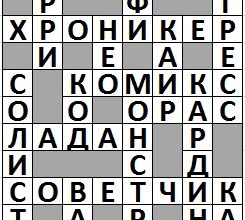 Ответы на сканворд АиФ 30 (2123) 28 июля 2021