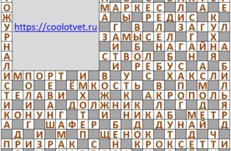 Ответы на кроссворд АиФ 32 (2125) 11 августа 2021