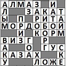 Ответы на сканворд АиФ 39 (2132) 29 сентября 2021