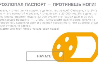 Тест-диктант Микрозаймы