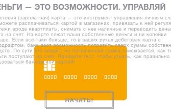 Тест-диктант Дебетовая карта