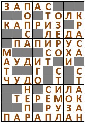 Ответы на Сканворд АиФ №35 2024 год