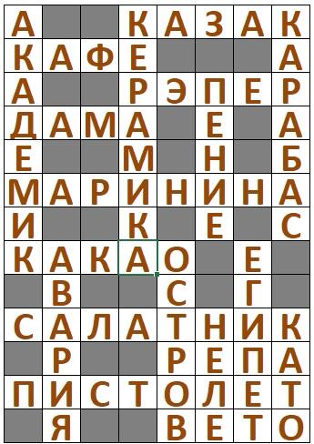 Ответы и Сканворд АиФ №44 2024 год