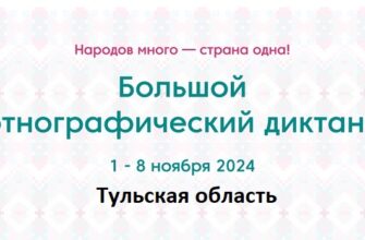Тульская область. Этнодиктант 2024