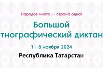 Республика Татарстан. Этнодиктант 2024
