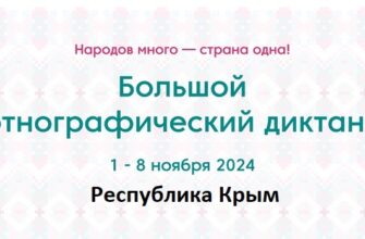 Республика Крым. Этнодиктант 2024
