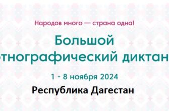 Республика Дагестан. Этнодиктант 2024