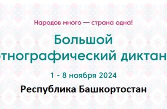 Республика Башкортостан. Этнодиктант 2024
