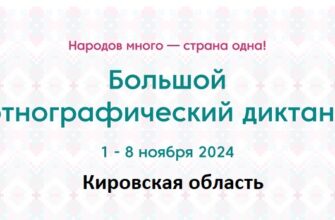 Кировская область. Этнодиктант 2024