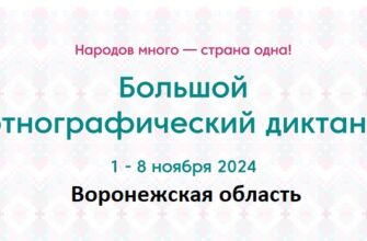 Воронежская область. Этнодиктант 2024