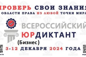 Бизнес уровень Ответы Всероссийский правовой диктант 2024