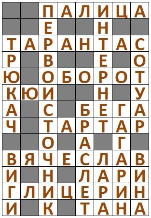 Ответы на Сканворд АиФ №51 2024 год